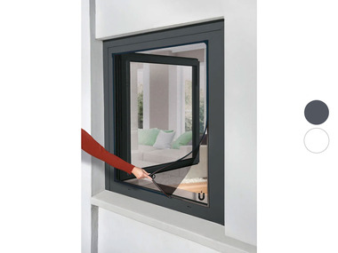 LIVARNO home Magnetická sieťka proti hmyzu na okno, 1,1 x 1,3 m