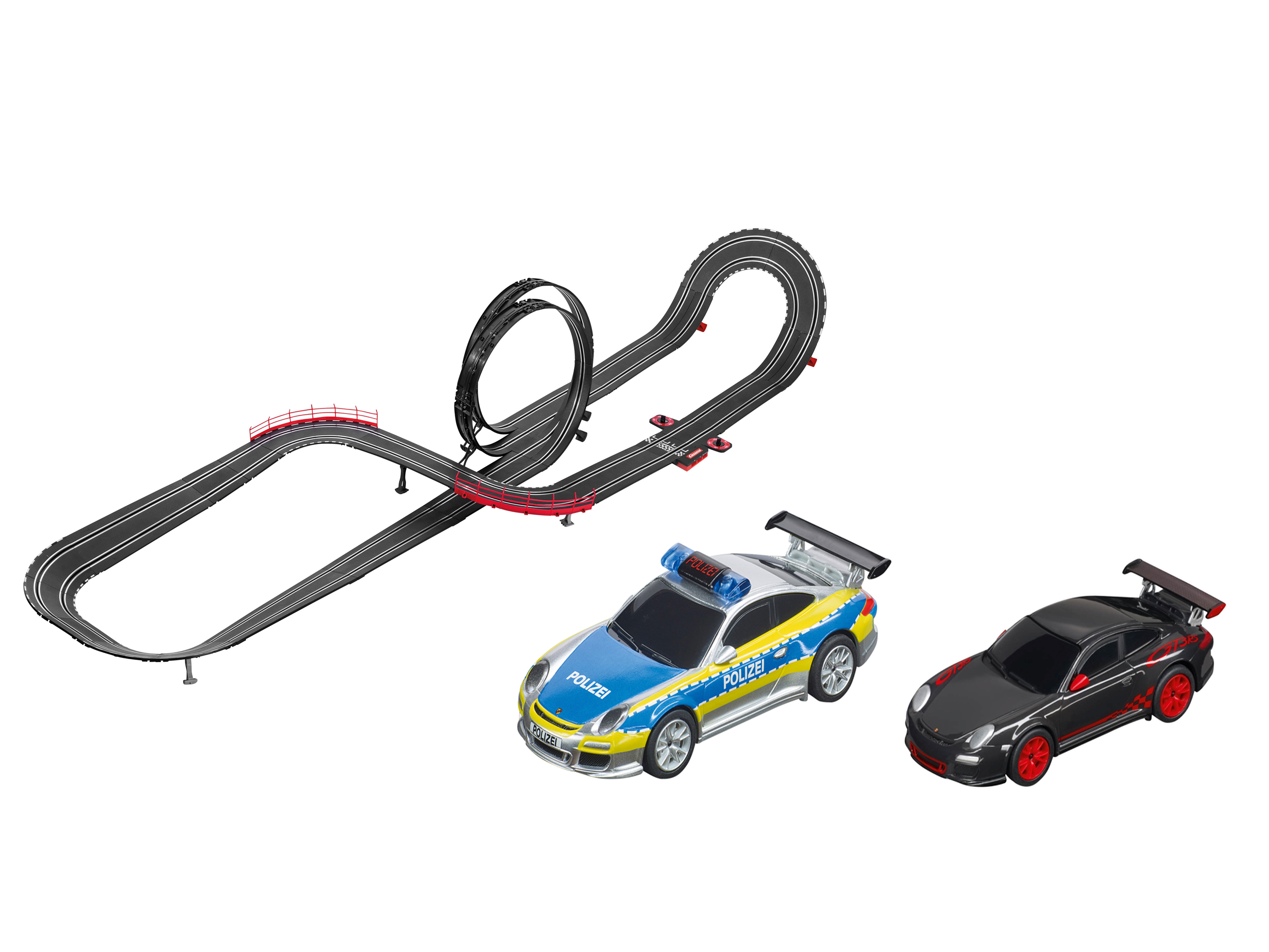 Carrera GO!!! Autodráha Slot Racing System 1 : 43 (policajná pasca)