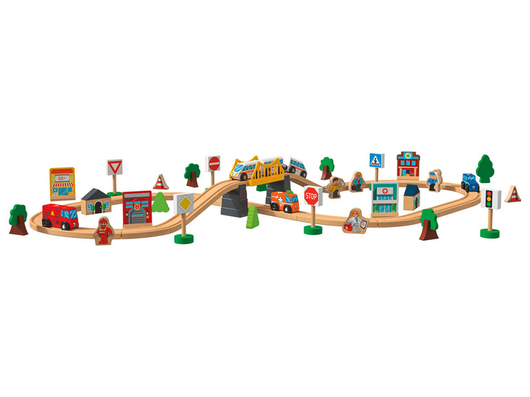 Prejsť na zobrazenie na celú obrazovku: Playtive Drevená železnica mesto/farma – obrázok 5