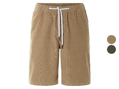 LIVERGY® Pánske kordové šortky