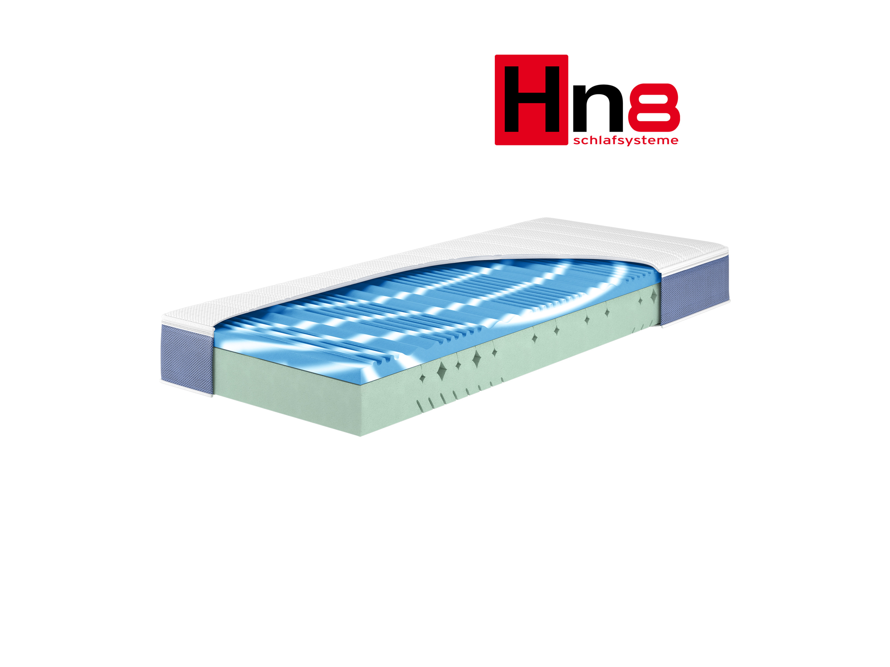 Hn8 Schlafsysteme Komfortný 7-zónový penový matrac Dream Surf (H3, 80 X 200 CM)