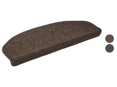 LIVARNO home Koberčeky na schody Premium, 28 x 65 cm