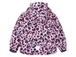 Ružová bunda s leopardím vzorom pre dievčatá.