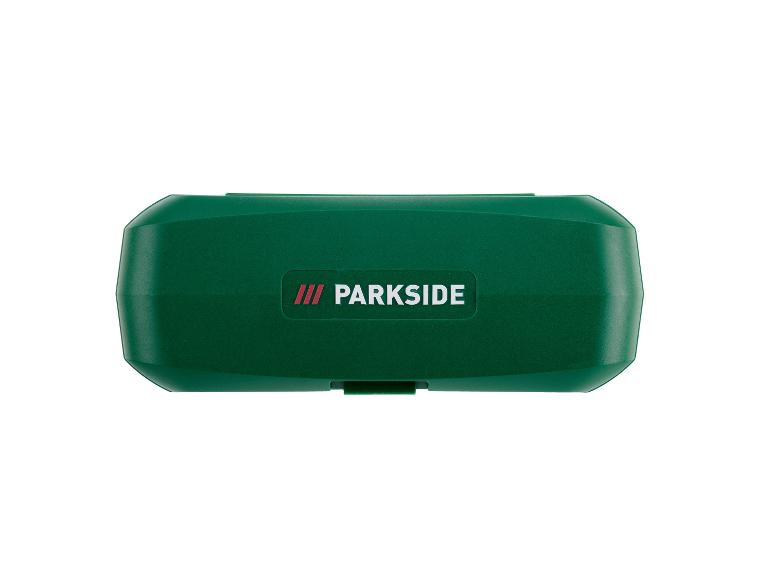 Zelená nádoba na náradie od Parkside.