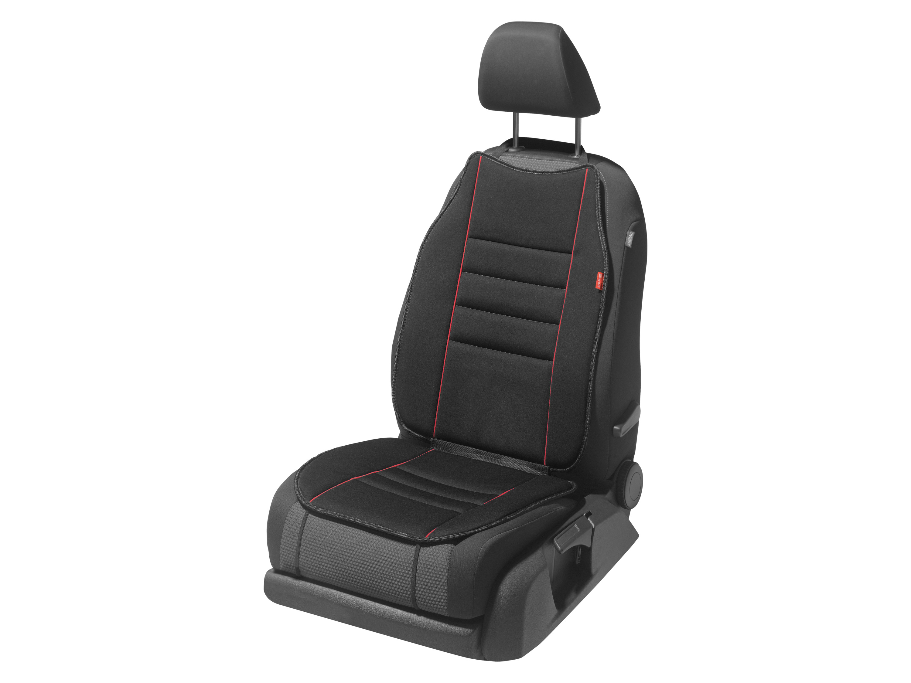 ULTIMATE SPEED® Podložka na autosedadlo (čierna/červená)