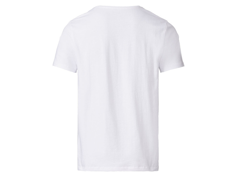 Prejsť na zobrazenie na celú obrazovku: LIVERGY® Pánske biele bavlnené tričko, 2 kusy – obrázok 6