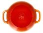 Oranžový hrniec SilverCrest zhora.
