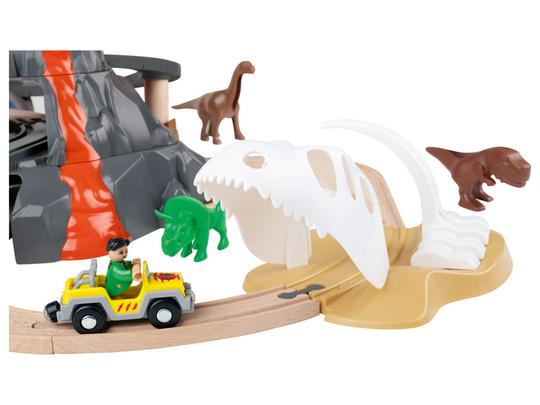 Prejsť na zobrazenie na celú obrazovku: Playtive Drevená železničná súprava City Express/Dinoland – obrázok 13