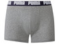 Sivé boxerky Puma s tmavomodrým pásom
