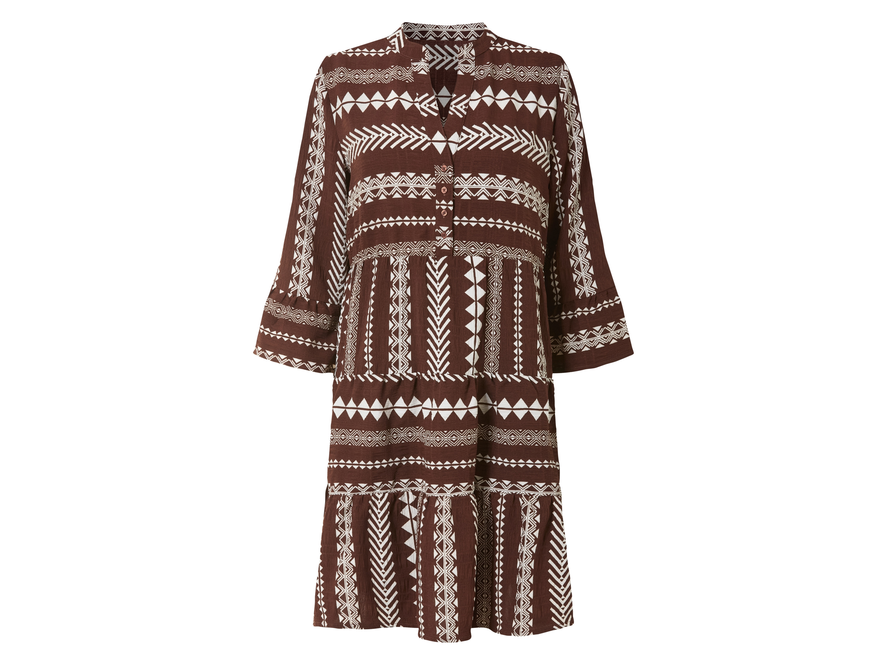 esmara® Dámske tunikové šaty (hnedá, XS (32/34))