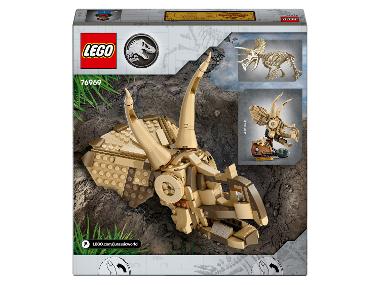 LEGO® JURASSIC WORLD™ 76969 Dinosaurie-Fosílie: Lebka triceratopsa