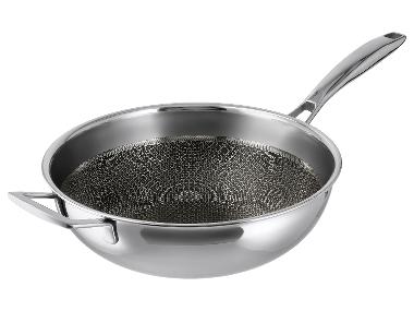 SILVERCREST® Wok z nehrdzavejúcej ocele Premium, 28 cm