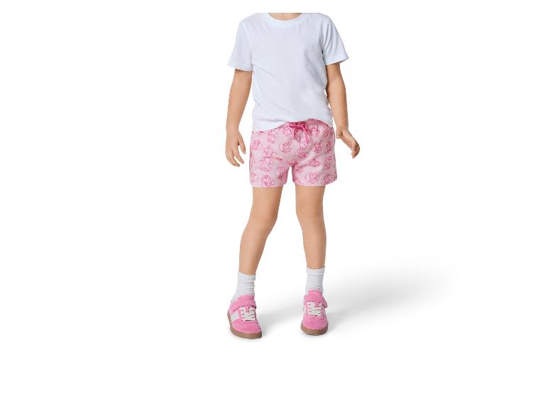 Detské teplákové šortky, 2 kusy (Prasiatko Peppa, 98/104)