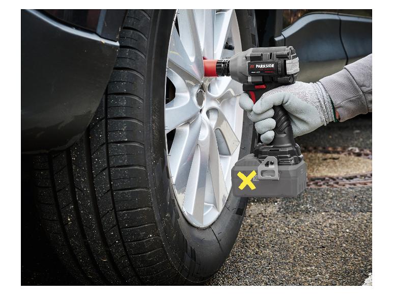 Parkside Performance® Aku rázový uťahovák Ppdssa 20-Li B2 – bez akumulátora