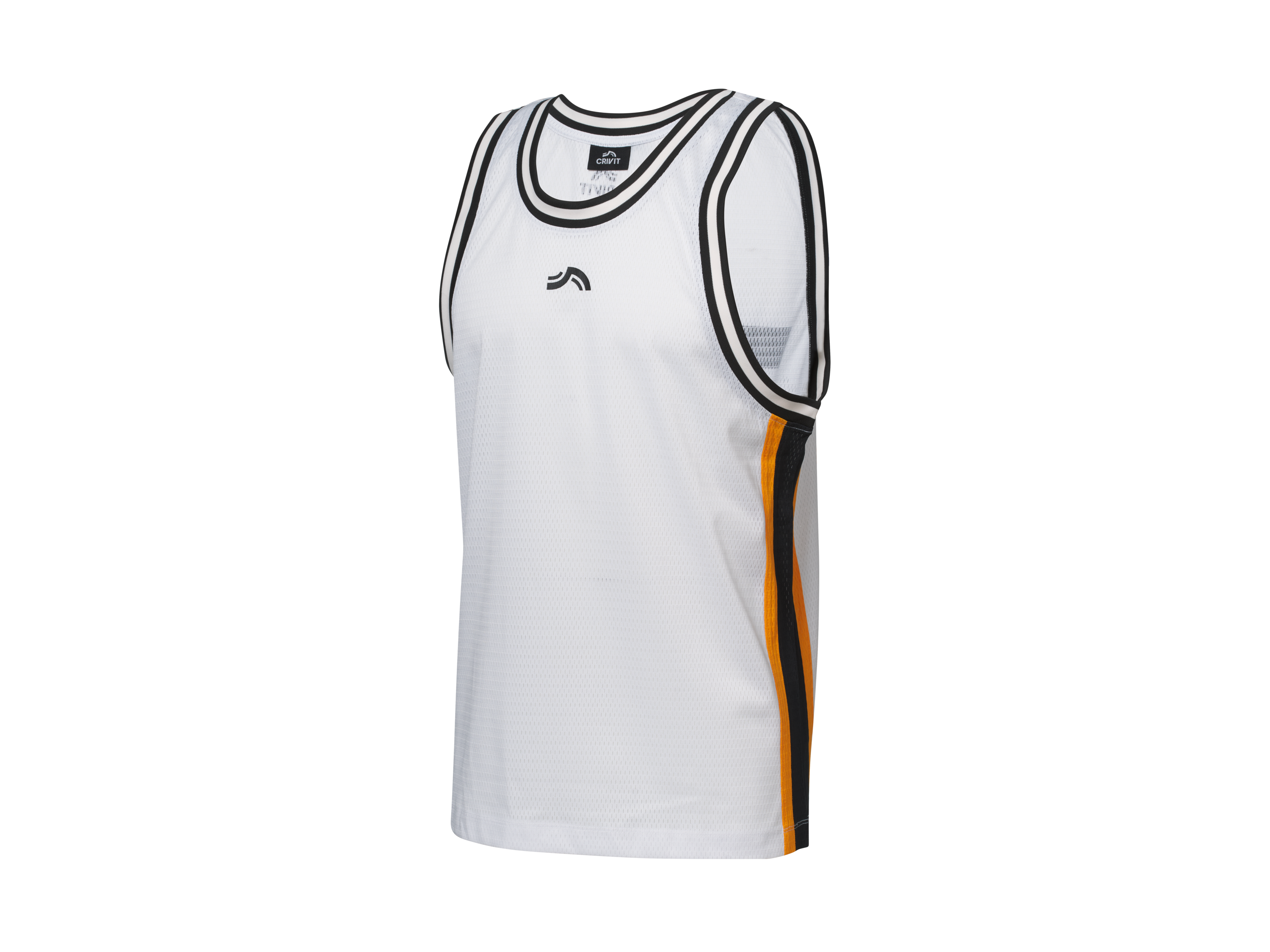 CRIVIT Pánsky funkčný basketbalový top (biela, M (48/50))