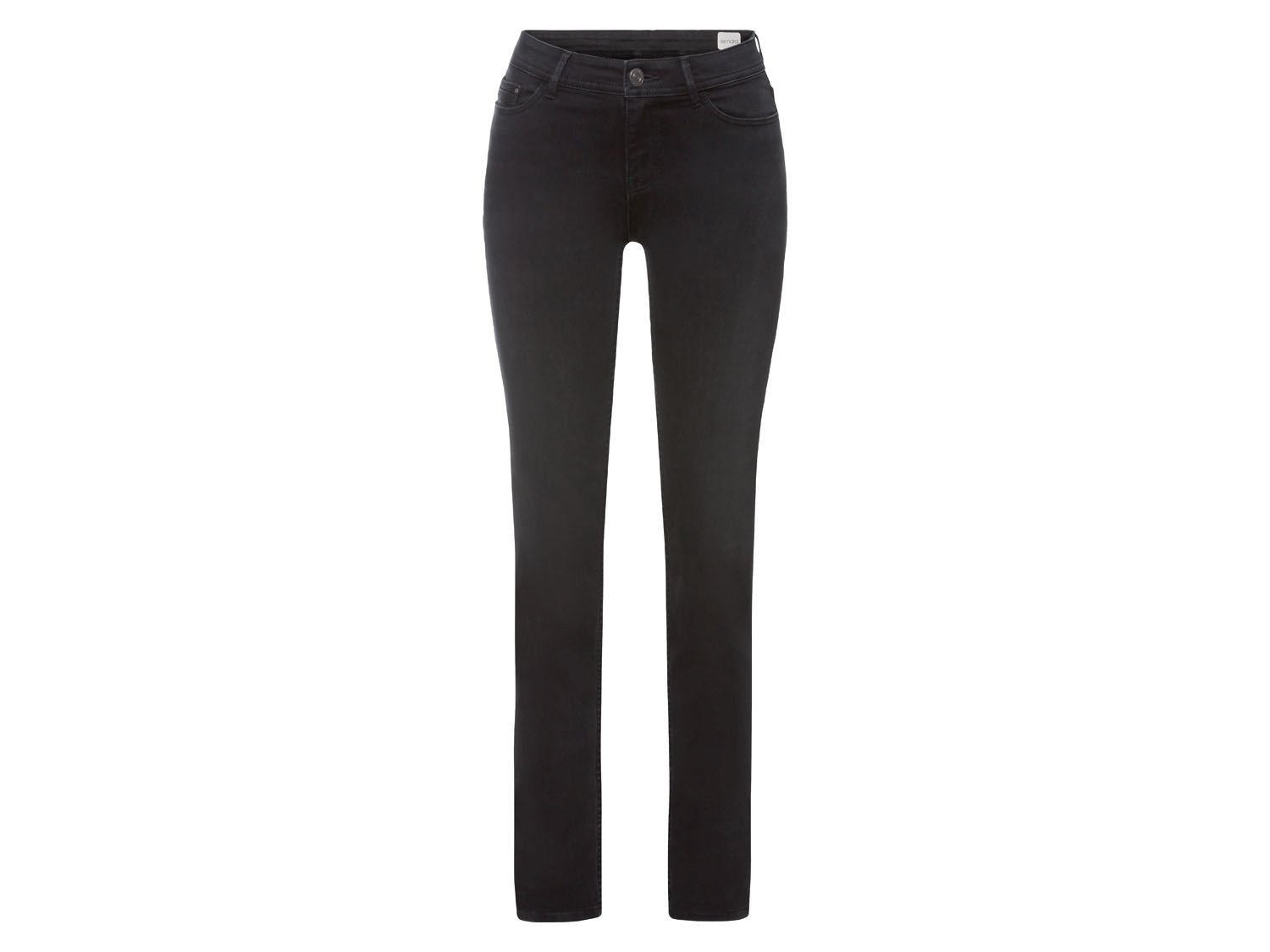 esmara® Dámske rifle „Slim Fit" (krátka dĺžka, 36, čierna)