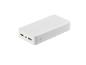 Biely powerbank Tronic s dvoma USB portami a jedným USB-C portom.