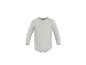 Biele dojčenské body s dlhým rukávom.