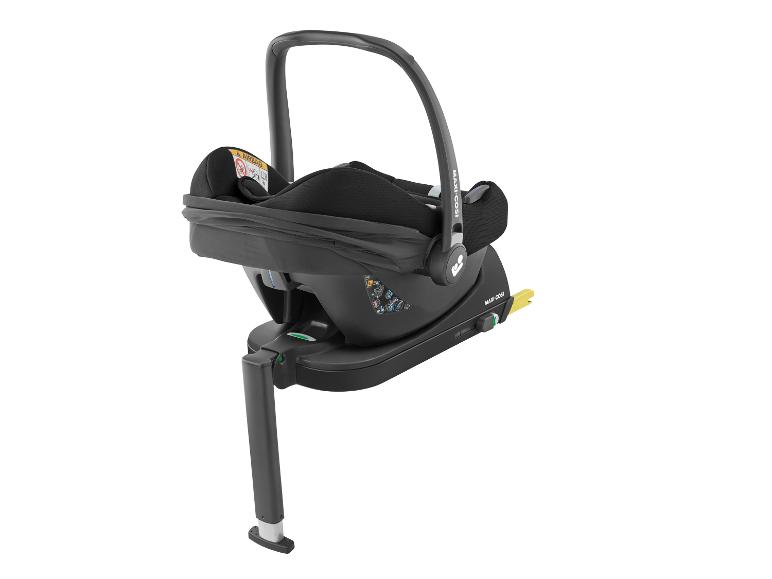 Čierna autosedačka Maxi-Cosi s Isofix základňou a opornou nohou