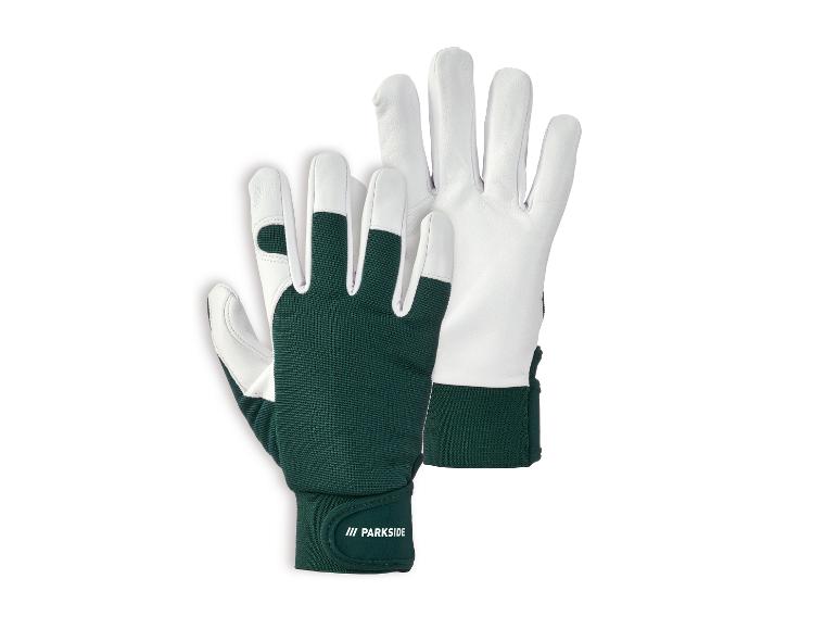 Parkside® Dámske/pánske záhradné rukavice z kozej kože