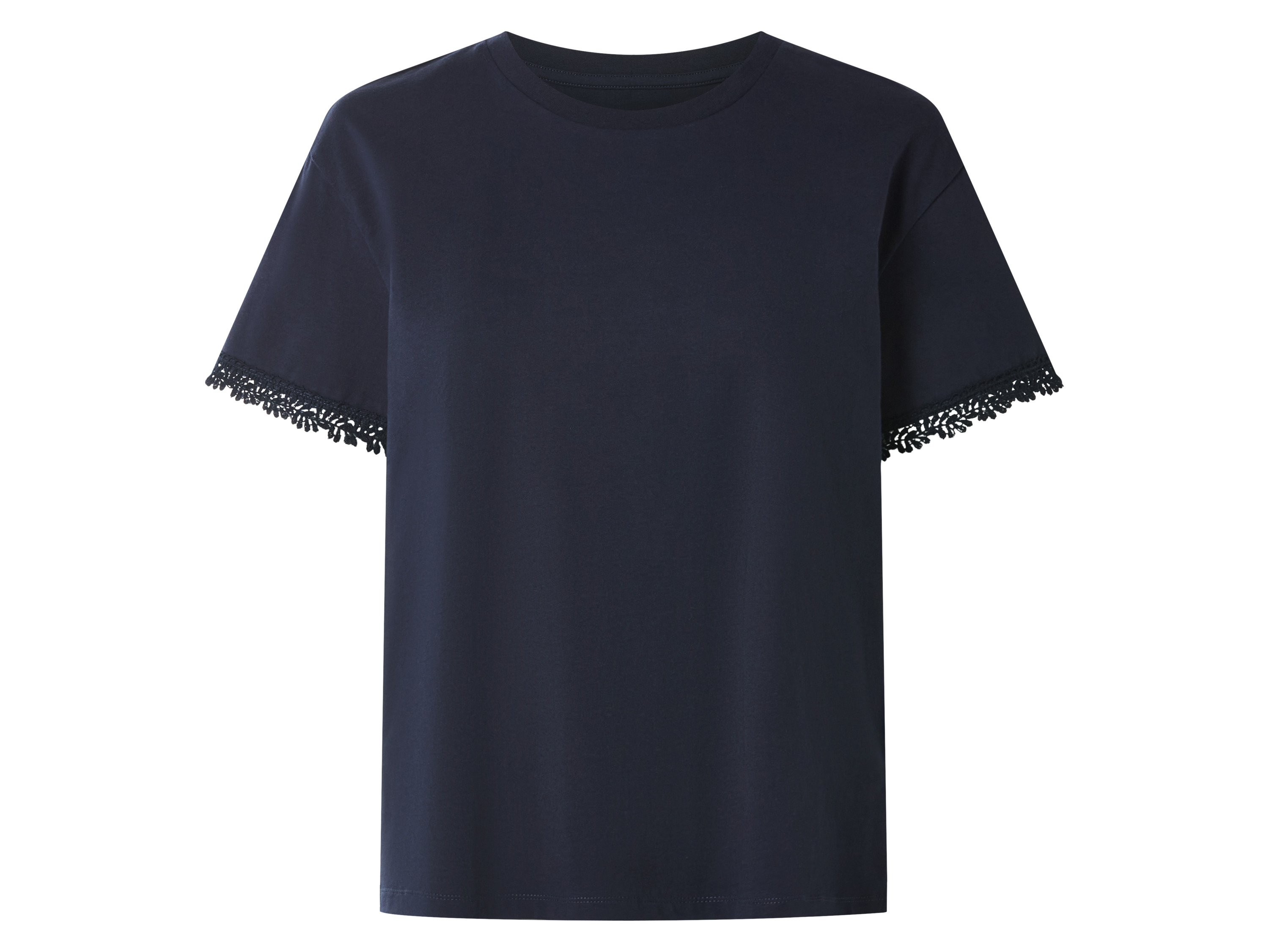 esmara® Dámske tričko (navy modrá, L (44/46))