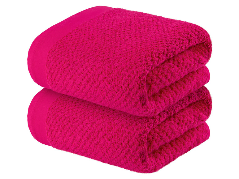 Prejsť na zobrazenie na celú obrazovku: LIVARNO home Bavlnený uterák, 50 x 100 cm, 2 kusy – obrázok 2