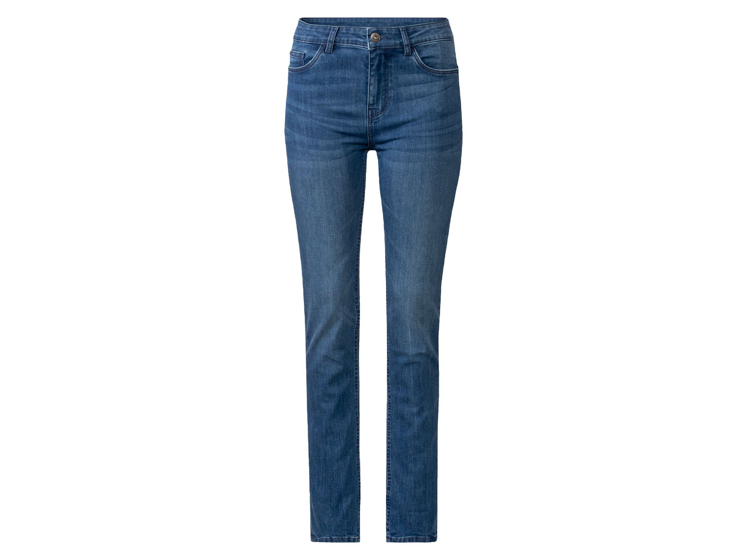 esmara® Dámske rifle „Slim Fit" (krátka dĺžka, tmavomodrá, 34)