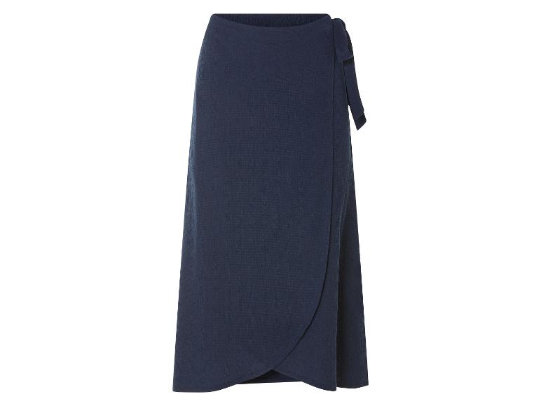 esmara® Dámska midi sukňa (navy modrá, XS (32/34))