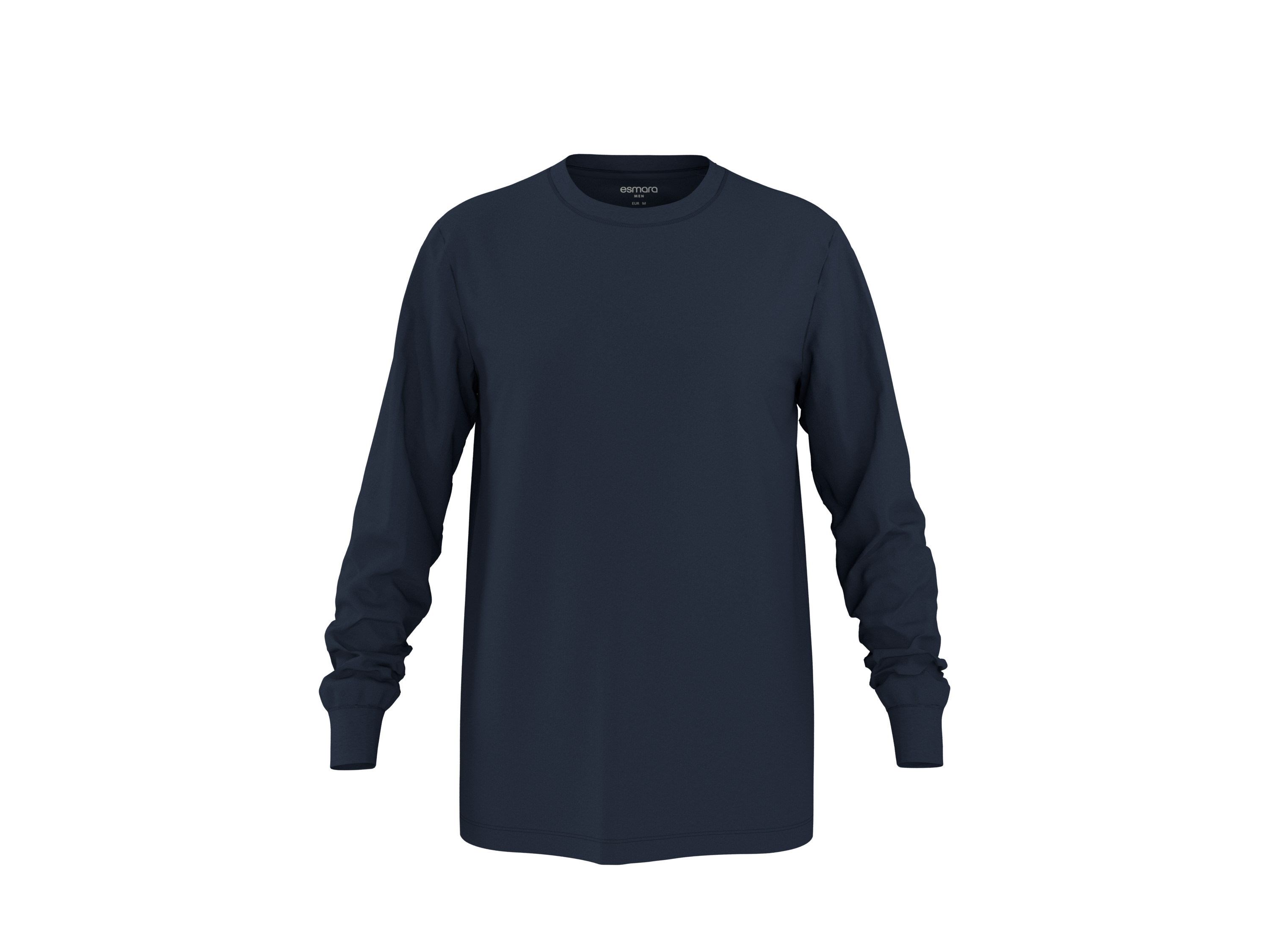 ESMARA MEN Pánske tričko s dlhým rukávom (navy modrá, XXL (60/62))