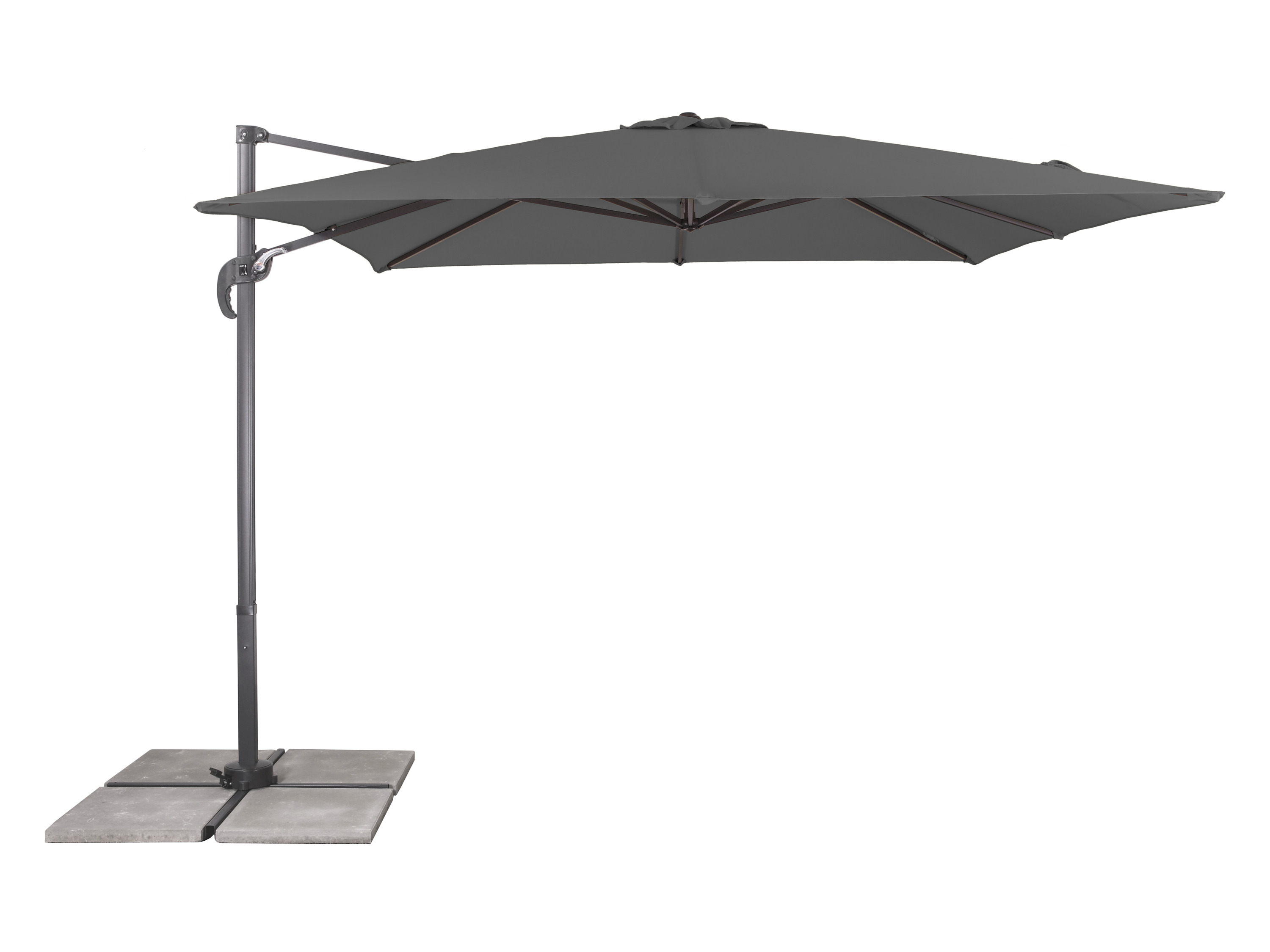 SCHNEIDER Slnečník Valencia Grande 280 x 280 cm (antracitová)
