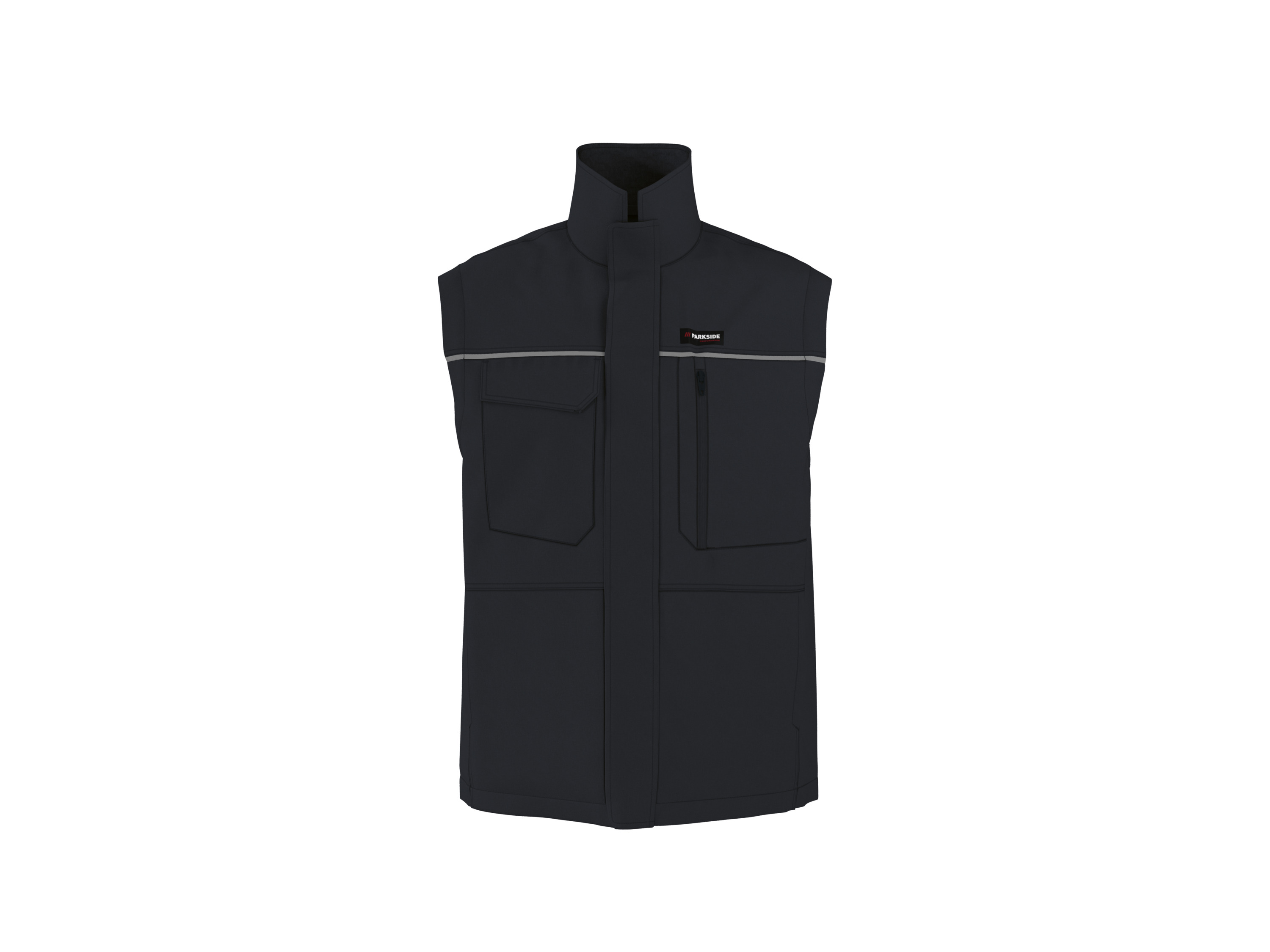 PARKSIDE PERFORMANCE® Pánska pracovná vesta (čierna, XL (56/58))