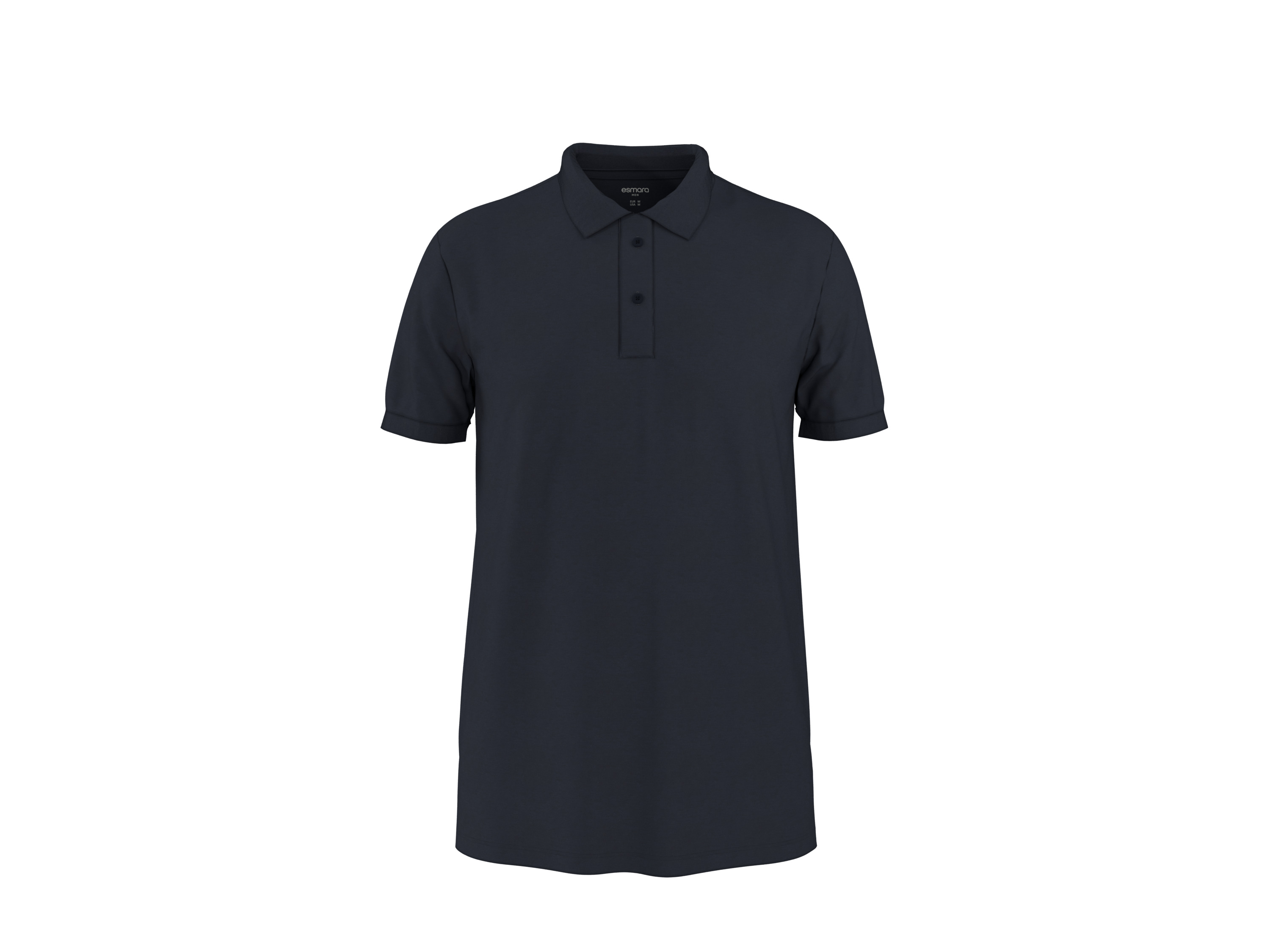 ESMARA MEN Pánska piketová polokošeľa (navy modrá, XXL (60/62))
