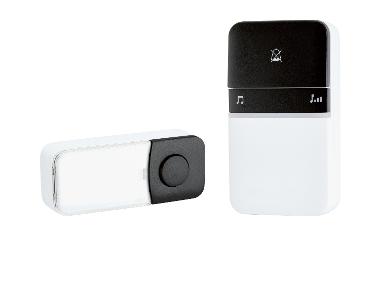 SILVERCREST® Bezdrôtový a bezbatériový zvonček na dvere