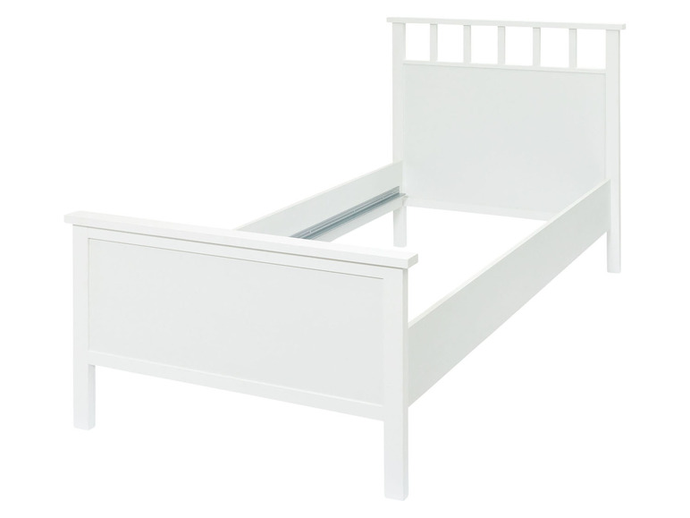 Prejsť na zobrazenie na celú obrazovku: LIVARNO home Rám postele Stockholm, 90 cm, biela farba – obrázok 1