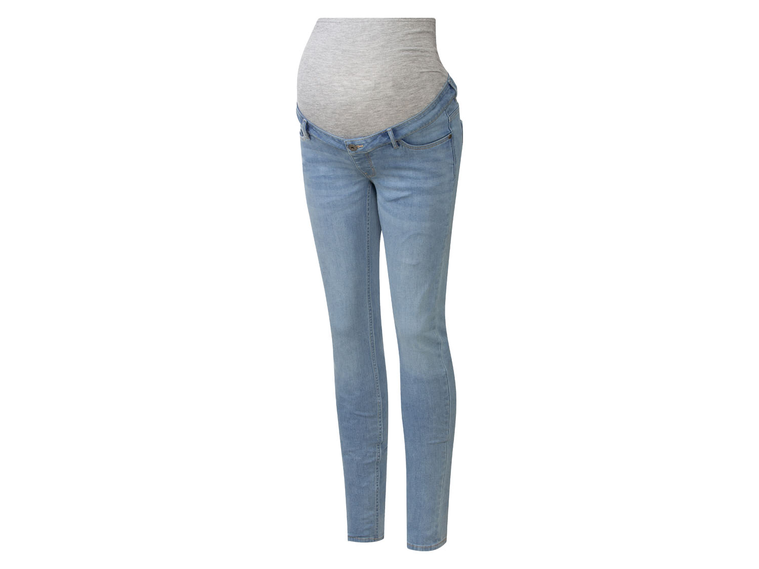 esmara® Dámske tehotenské rifle (svetlomodrý denim, 36)