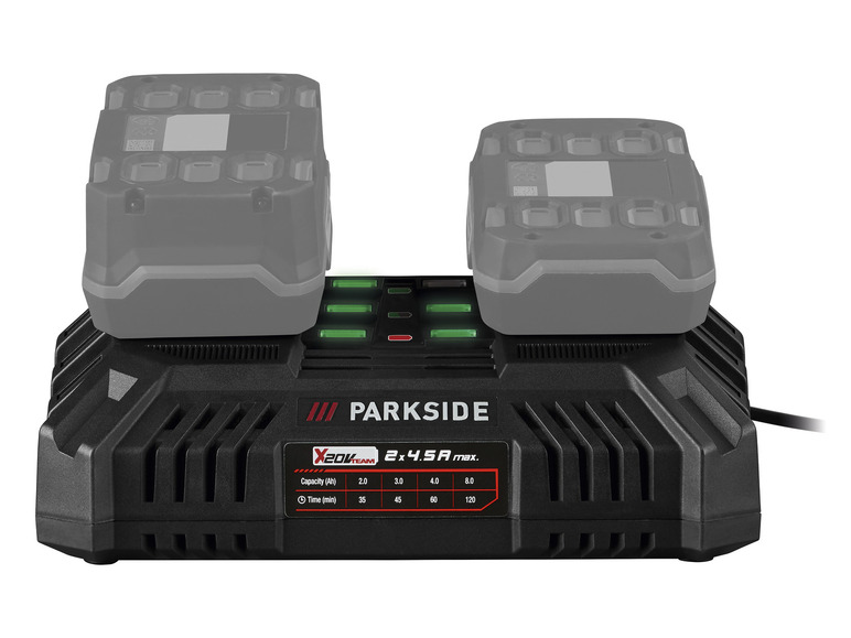 Prejsť na zobrazenie na celú obrazovku: PARKSIDE® Dvojitá nabíjačka na akumulátor 20 V/4,5 A PDSLG 20 B1 – obrázok 3