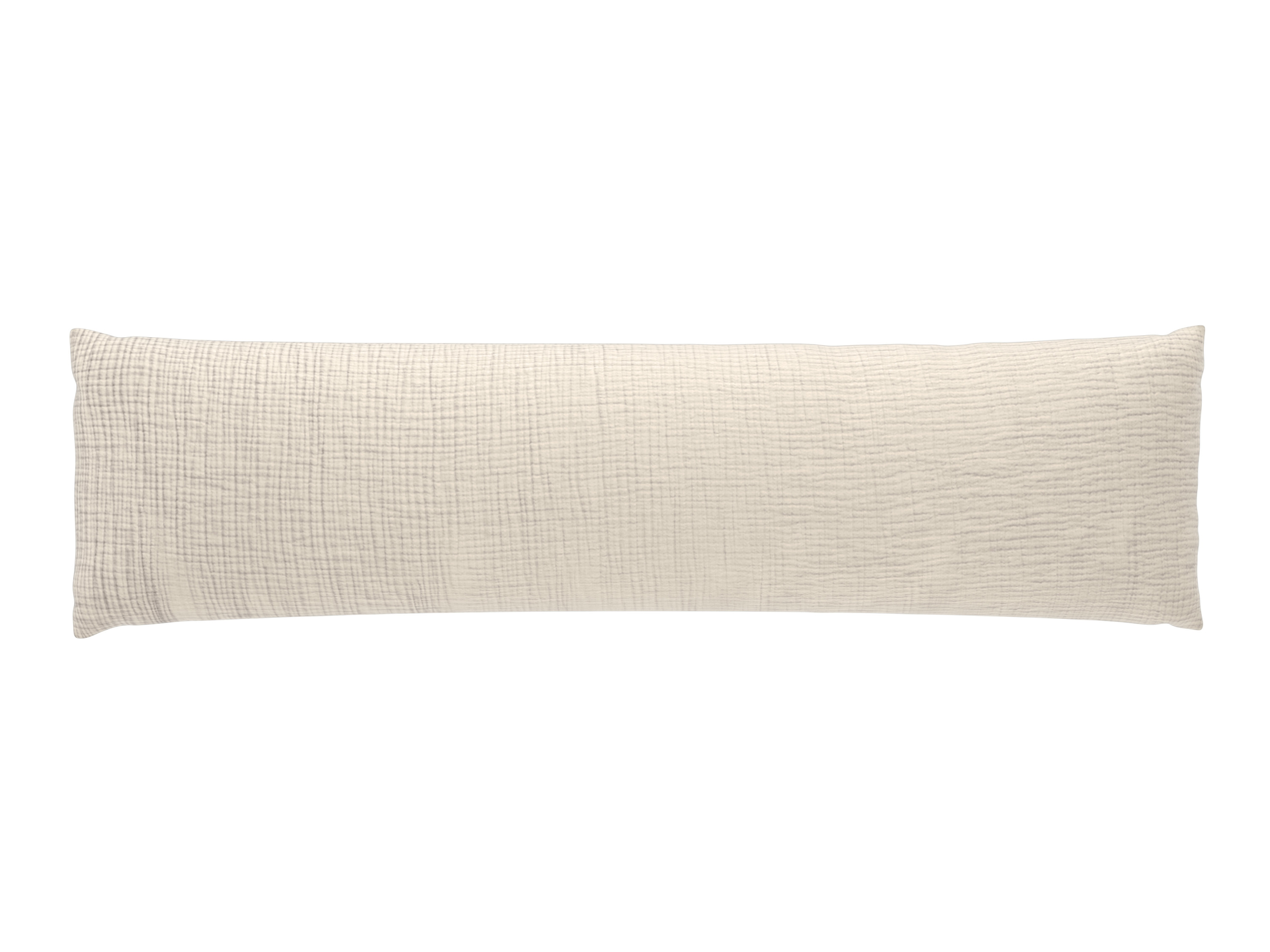 LIVARNO® Mušelínová obliečka na vankúš pre spanie na boku Premium, 40 x 145 cm (béžová)
