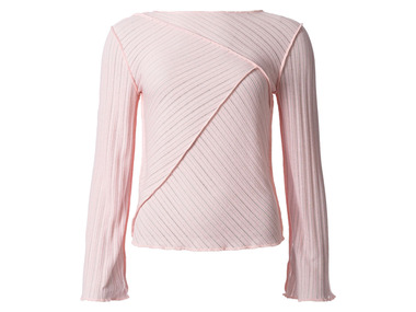 ESMARA® Dámske tričko s dlhým rukávom, ružové