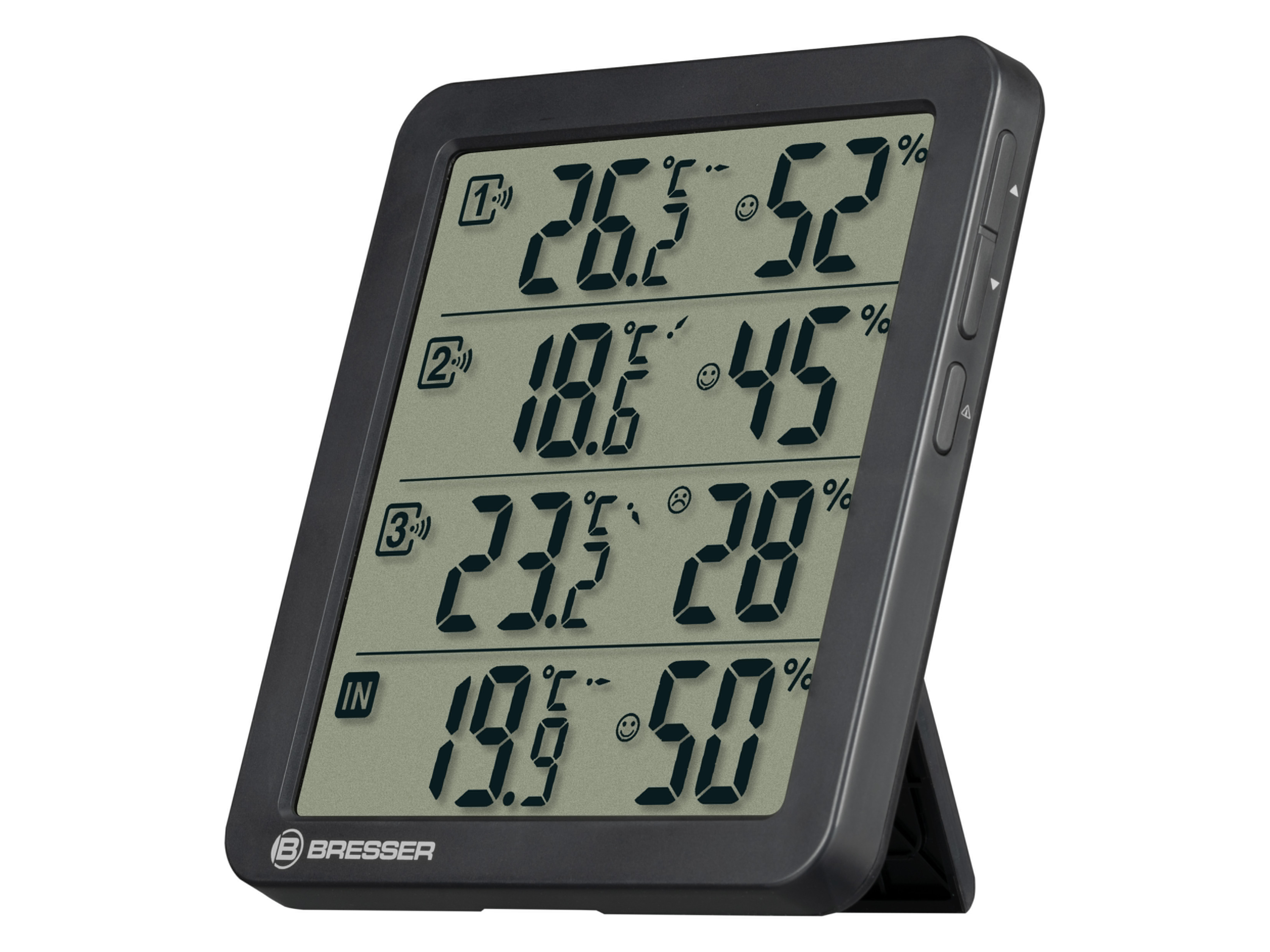 BRESSER Teplomer s vlhkomerom Quadro