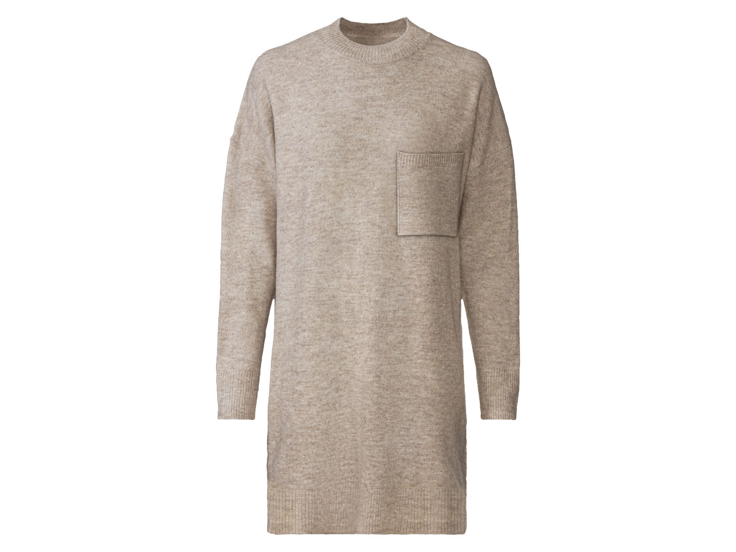 esmara® Dámske pletené šaty (S (36/38), béžová)