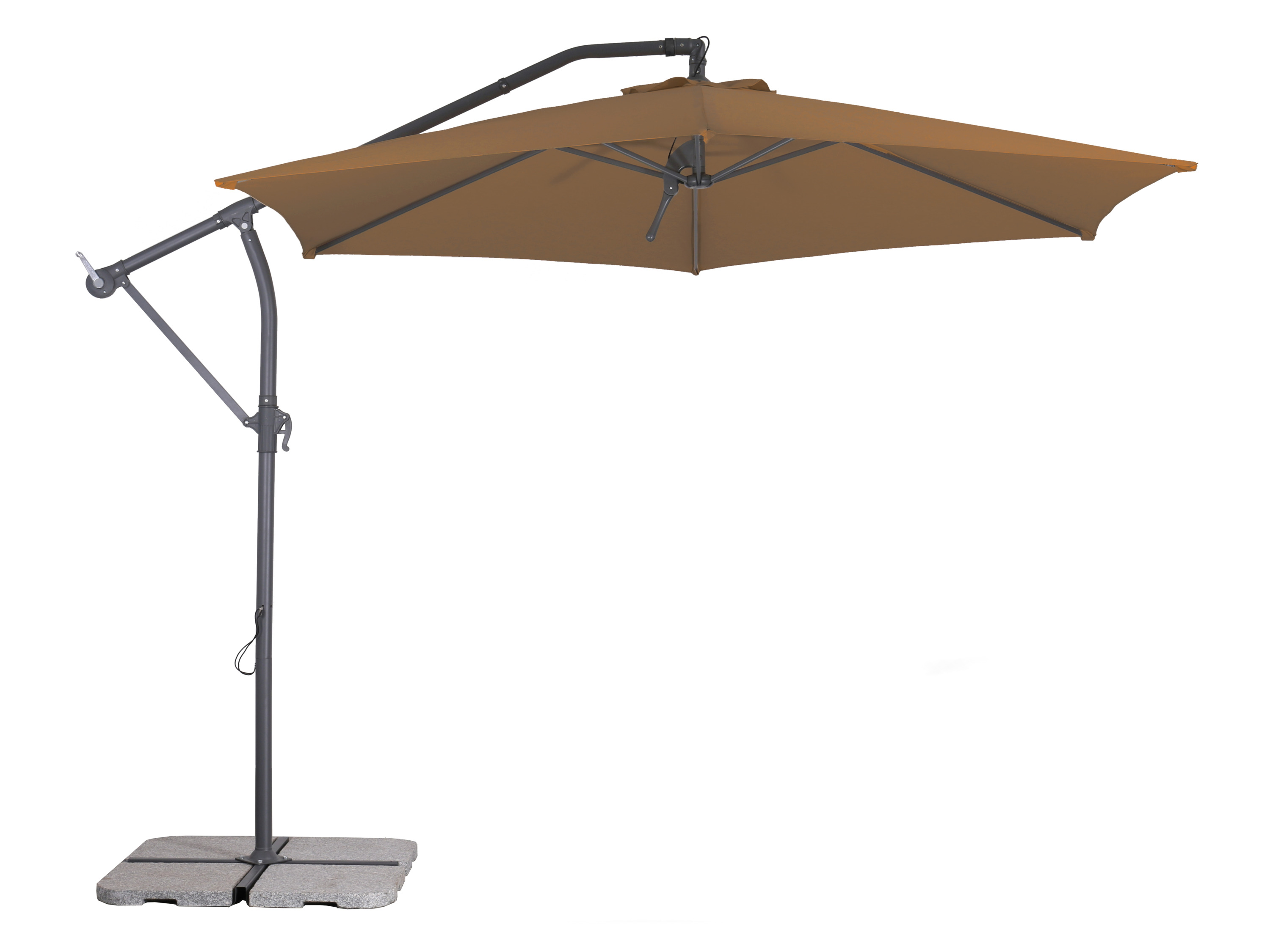 Schneider Slnečník Palmera 300 (kávová)