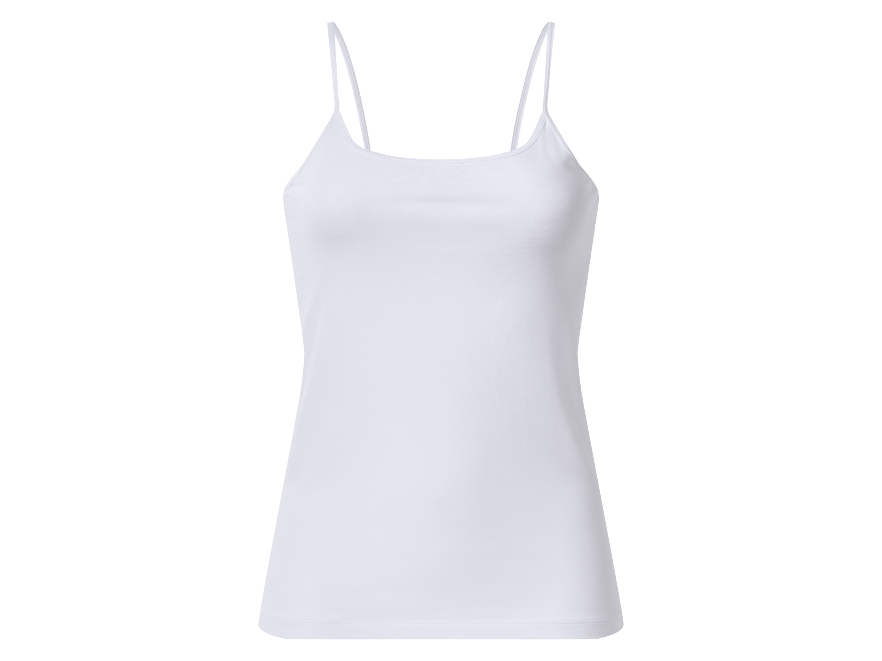 E-shop esmara® Dámske tielko s úzkymi ramienkami (biela, L (44/46))