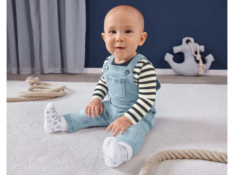 Prejsť na zobrazenie na celú obrazovku: lupilu® Detské bavlnené tričko s dlhým rukávom pre bábätká BIO, 3 kusy – obrázok 22