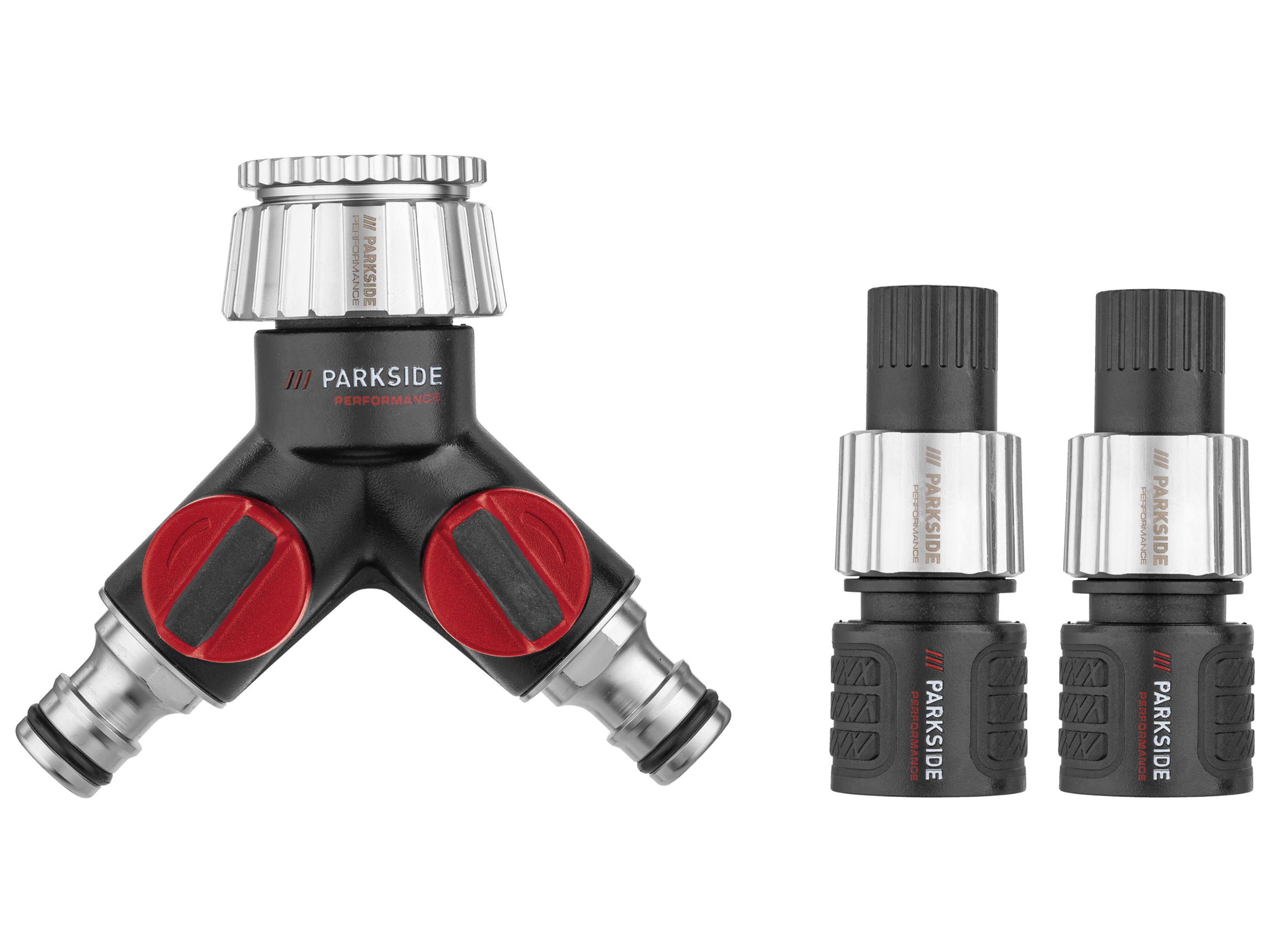 E-shop PARKSIDE PERFORMANCE® Základná postrekovacia súprava/Y spojka/2-cestný ventil (2-cestný ventil, 2 hadicové prípojky)
