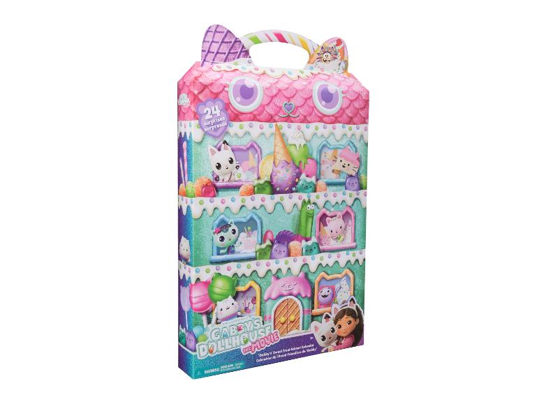 Adventný kalendár Gabby's Dollhouse s 24 prekvapeniami.