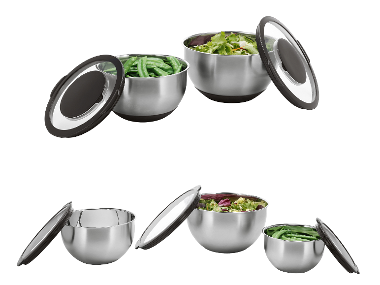 SILVERCREST® Súprava misiek Premium, 3-dielna