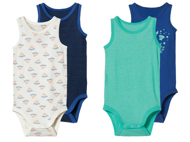 lupilu® Chlapčenské body pre bábätká BIO, 2 kusy