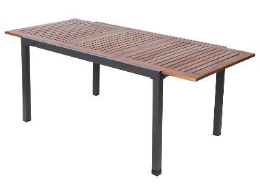LIVARNO® Hliníkový záhradný stôl »Valencia«, 143-194,5 x 90 x 74 cm.
