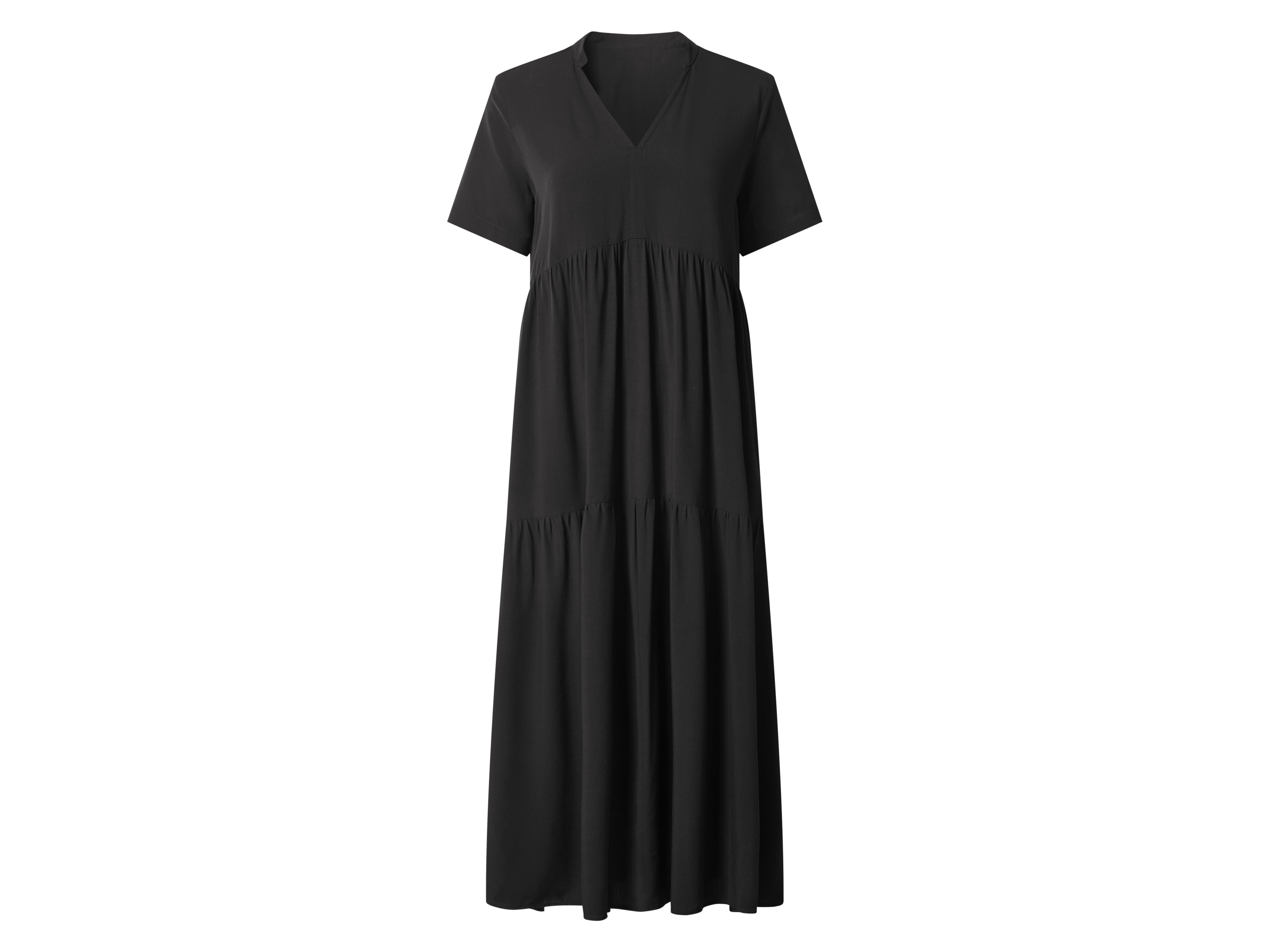 ESMARA® Dámske midi šaty (čierna, S (36/38))