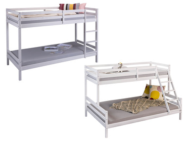 Inter Link Detská poschodová posteľ Small Cloud/Sleepy Cloud, biely lak